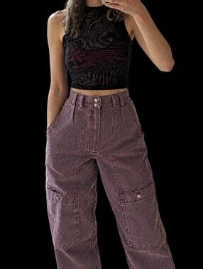 RARE 90s Calvin Klein High Waist Cargo